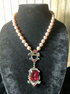 Heidi Daus Necklace with Large Pendant